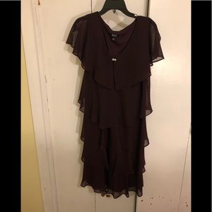 Women’s Cocktail Dress size 14 plum color
